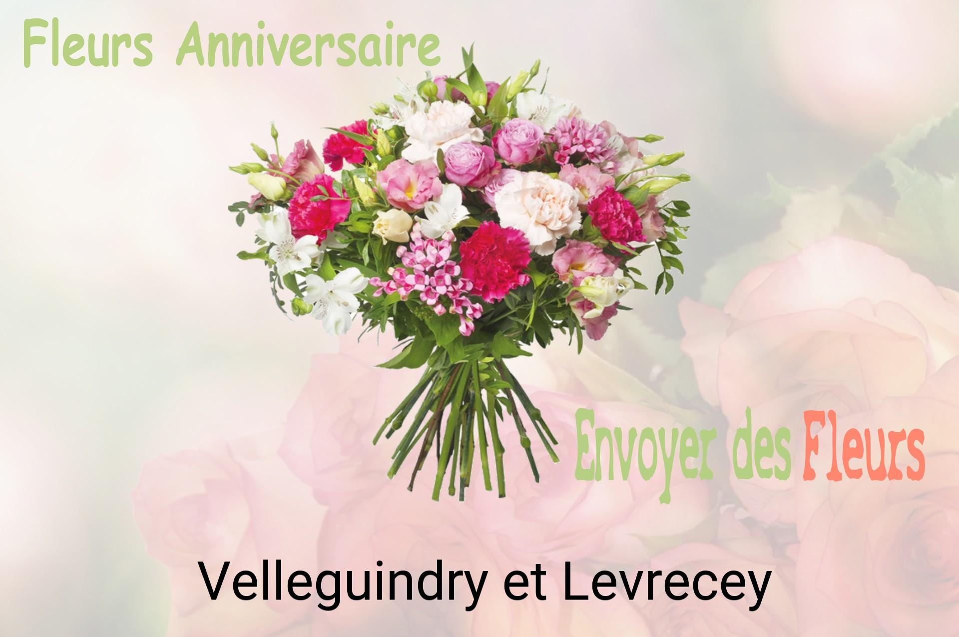 Bouquet de fleurs d’anniversaire livré à Velleguindry-et-Levrecey