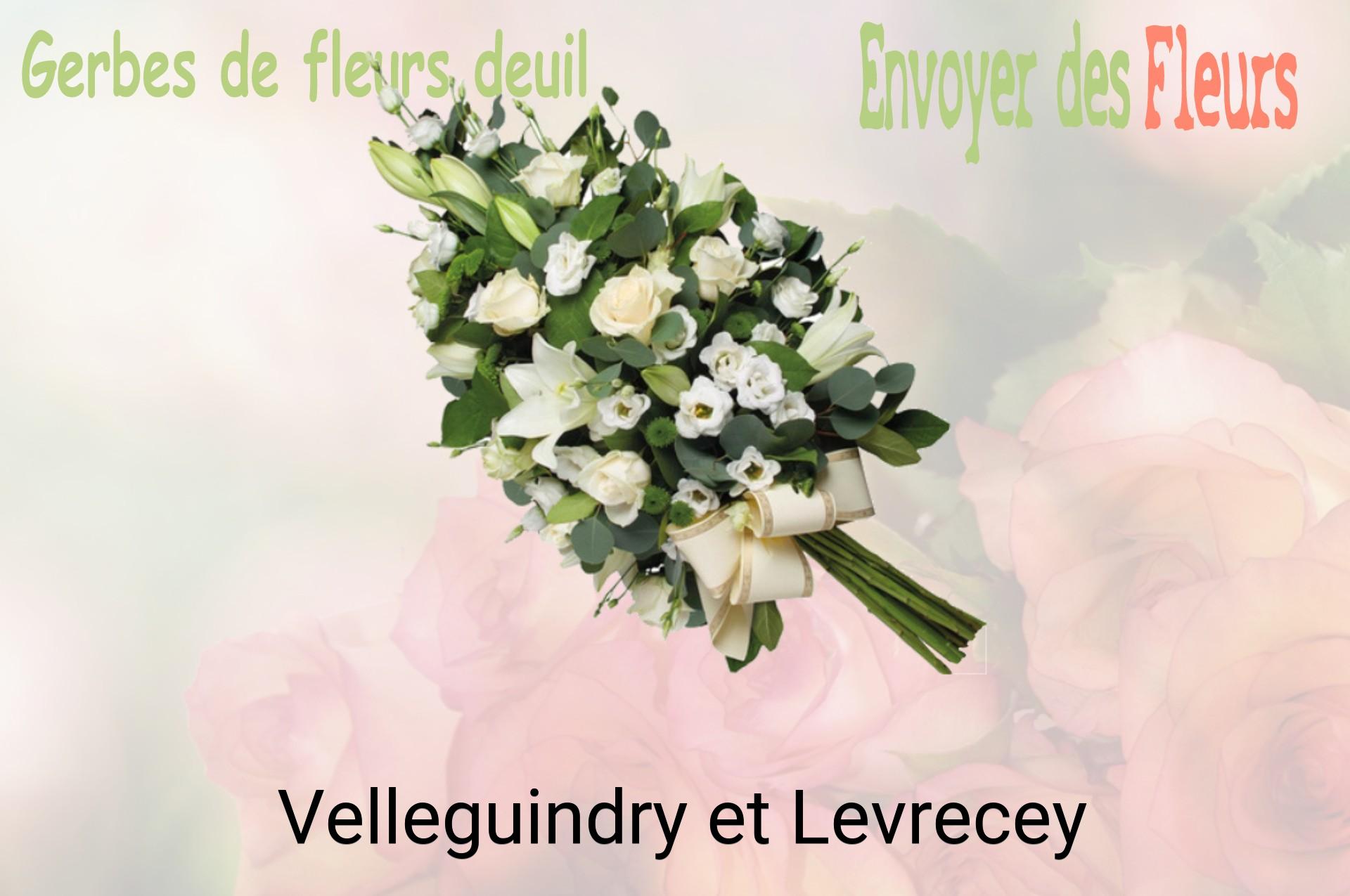 Gerbe de fleurs de deuil livrée à Velleguindry-et-Levrecey