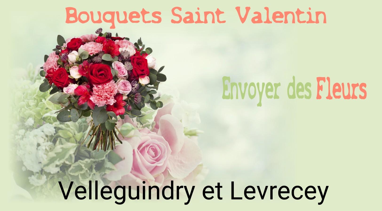 Roses de Saint-Valentin livrées à Velleguindry-et-Levrecey